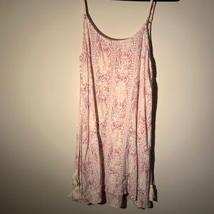 Billabong Tribal Patterned Dress w/ Tassels